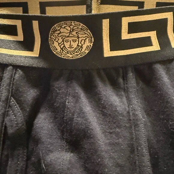 Versace Black and Gold unisex Long Underwear - Picture 2 of 4